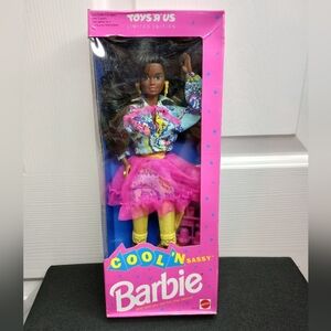 VINTAGE 1992 BARBIE COOL 'N SASSY TOYS R US LIMITED EDITION AA DOLL #4110 SEALED